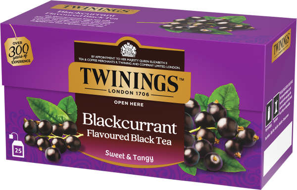 Svart te Svart vinbär 25-pack