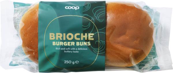 Hamburgerbröd Brioche 4-pack