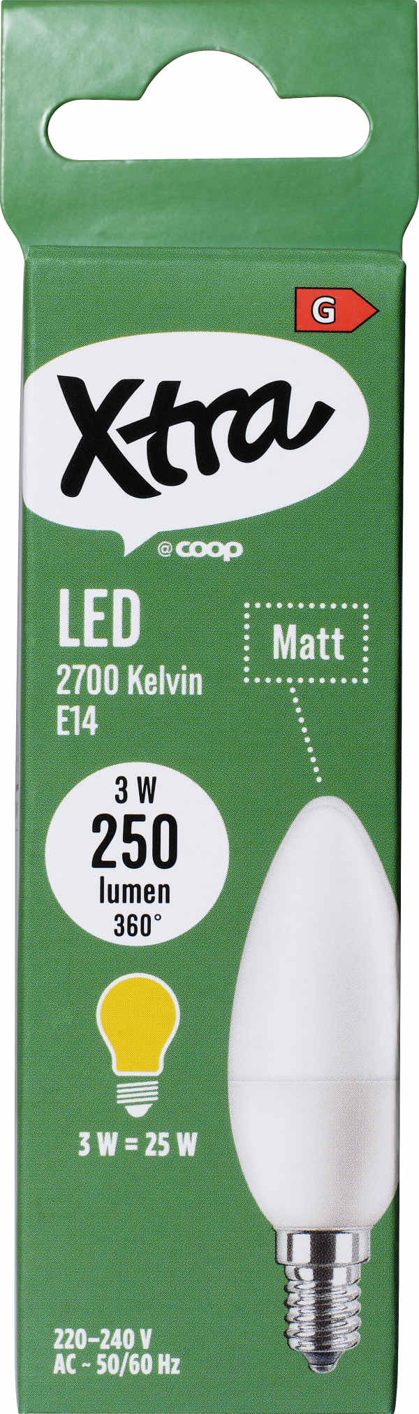LED-lampa Matt 25W E14