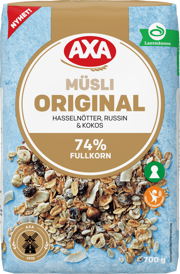 Müsli Original Hasselnötter Russin & Kokos