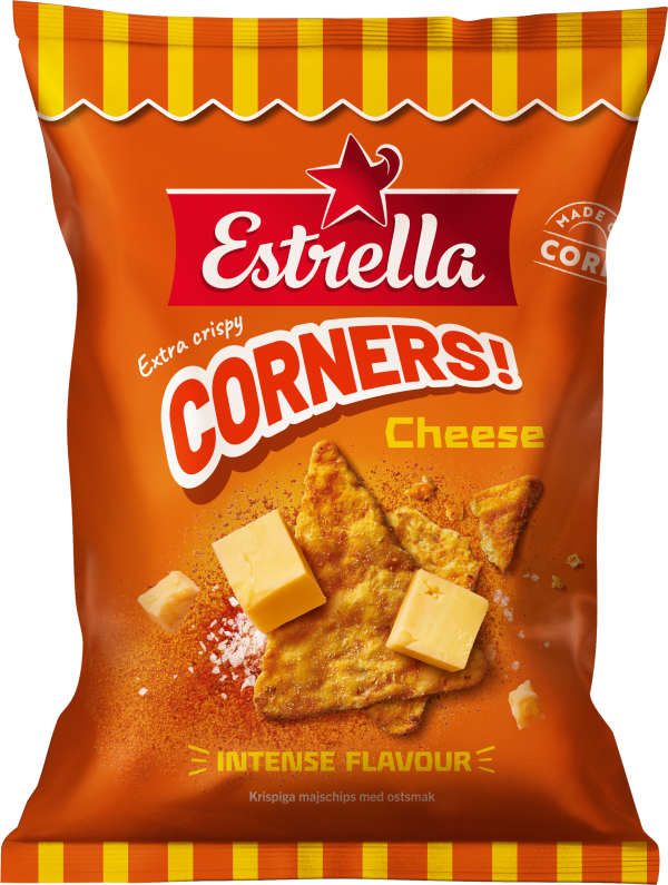 Majssnacks Corners Cheese