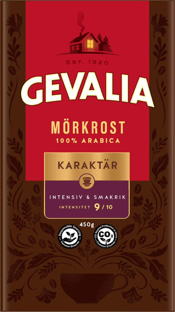 Bryggkaffe Karaktär Mörkrost
