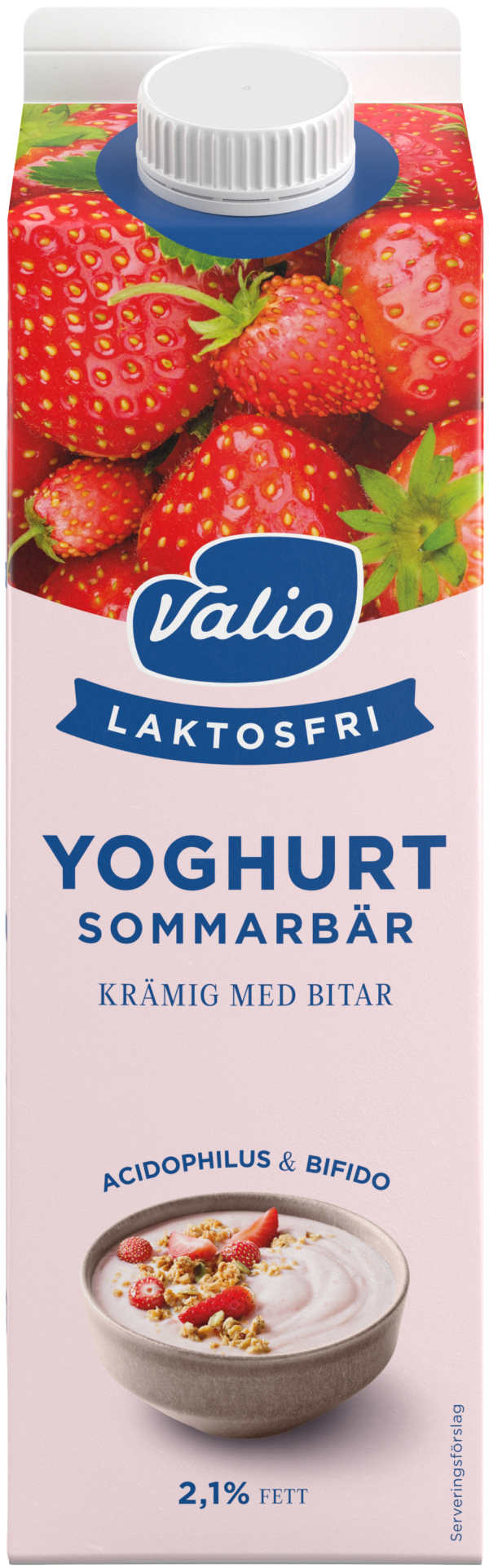 Laktosfri Yoghurt Sommarbär 2,1%