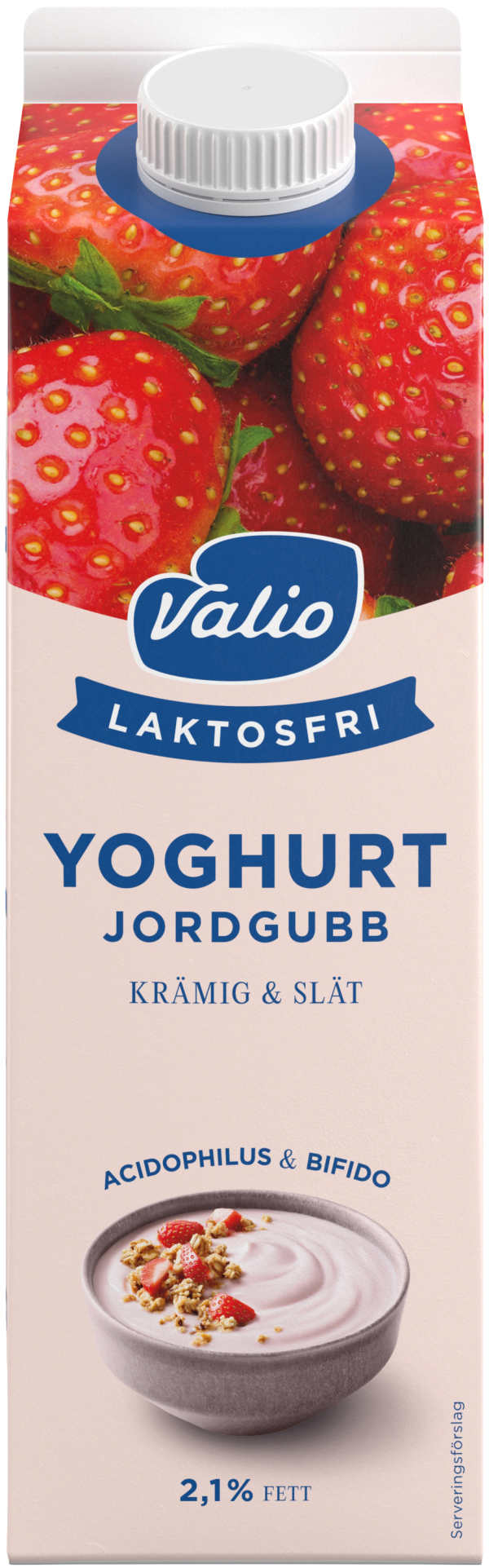 Laktosfri Yoghurt Jordgubb 2,1%