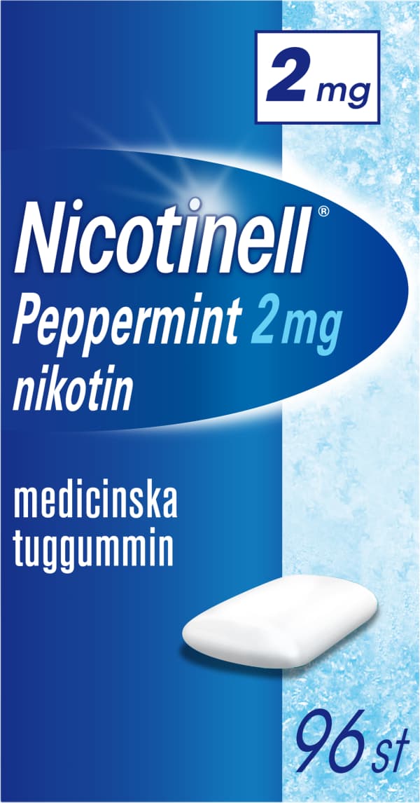 Nikotintuggumi Peppermint 2mg