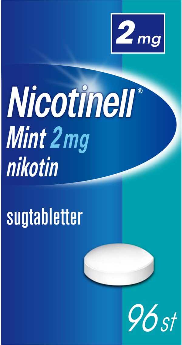 Nikotinsugtablett Mint 2 Mg 96-pack