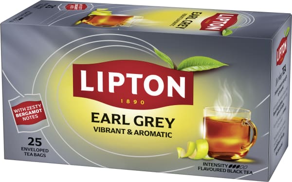 Svart te Earl Grey 25-pack