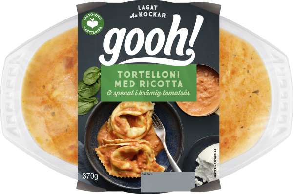 Tortelloni med ricotta & spenat