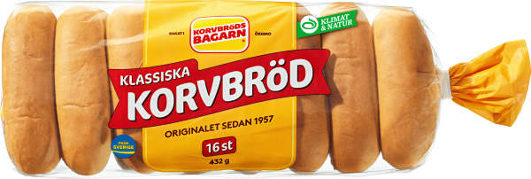 Korvbröd 16-pack
