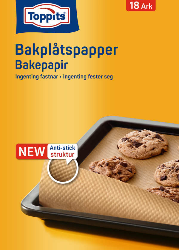 Bakplåtspapper 18-pack
