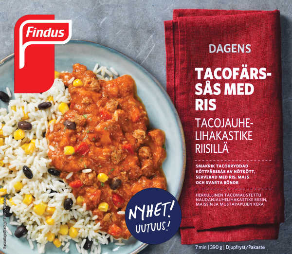 Dagens Tacofärssås med ris