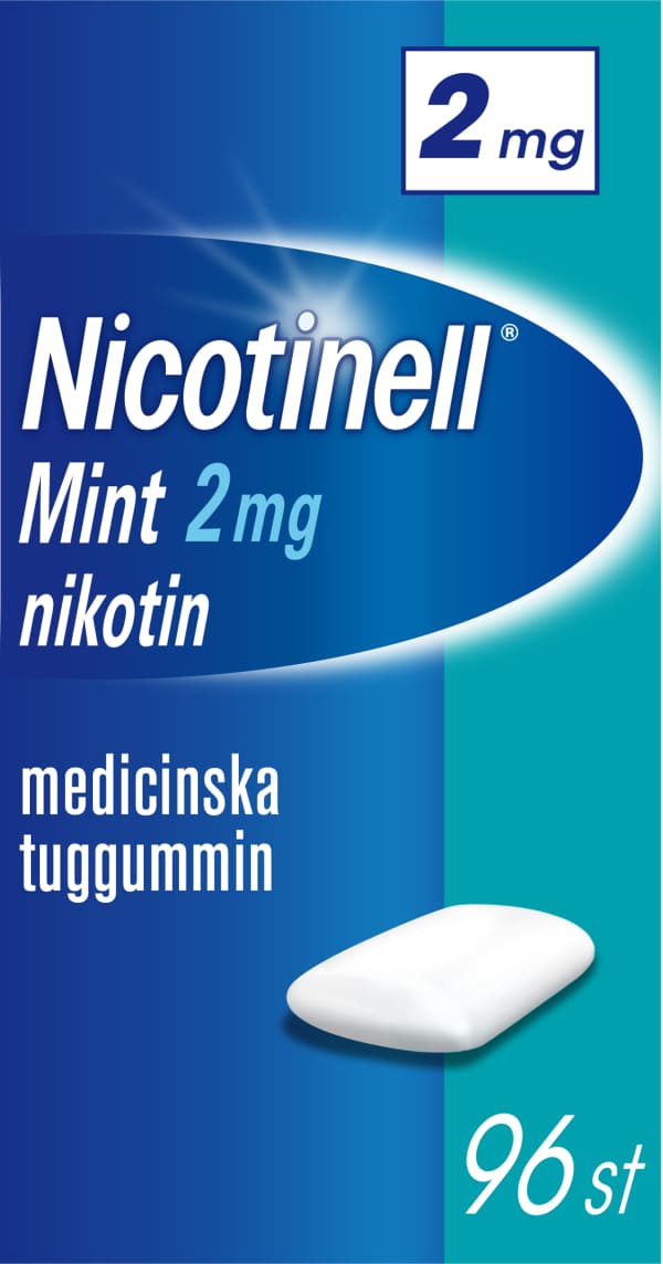 Nicotinell Tuggumi Mint 2 MG 96-pack