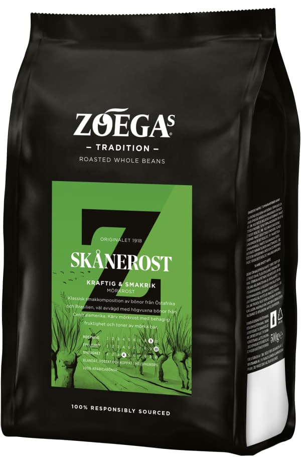 Kaffebönor Mörkrost Skånerost