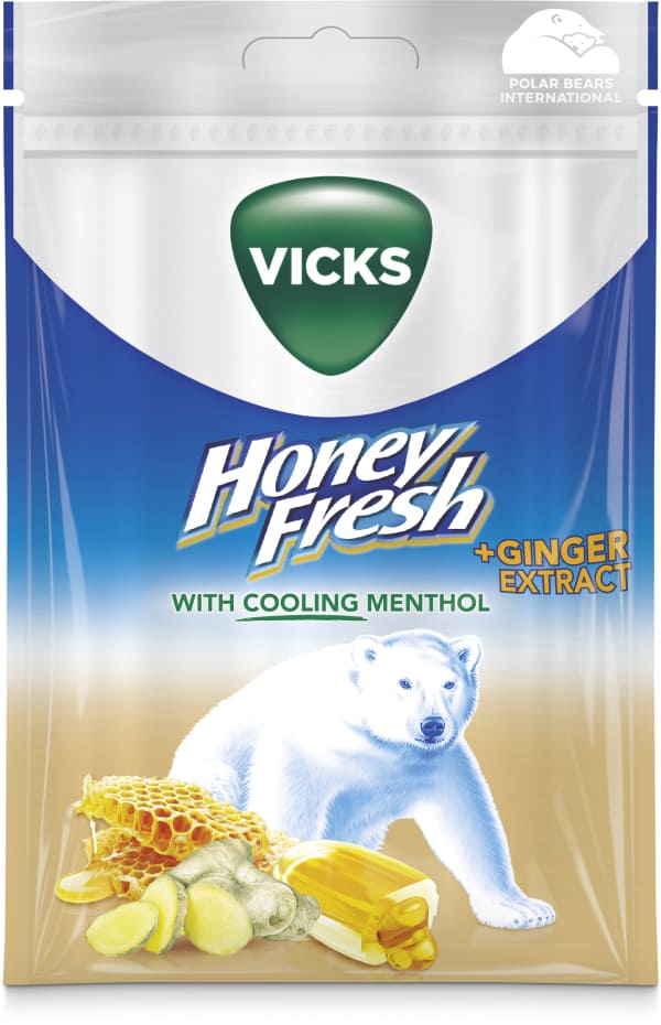 Halstabletter Honey Fresh Ginger