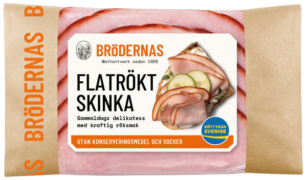 Flatrökt skinka