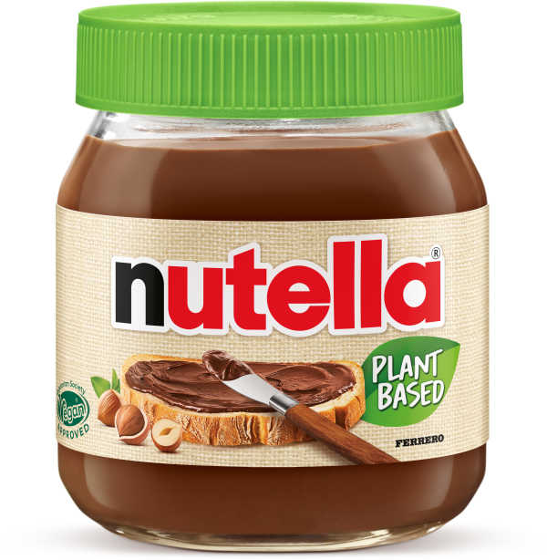 Hasselnötskräm Nutella växtbaserad