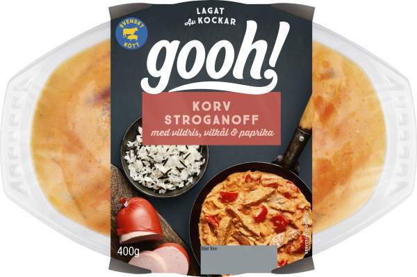 Korv Stroganoff med vildris