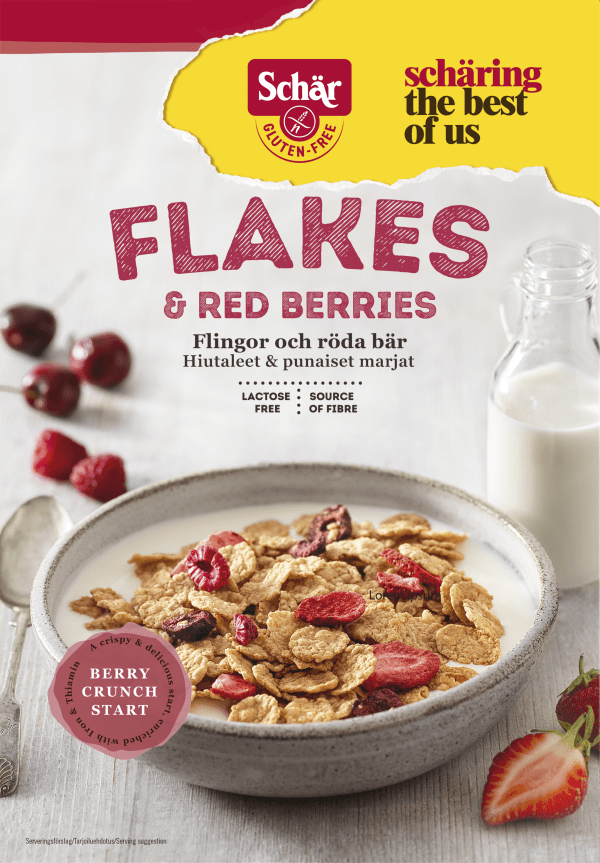 Glutenfria Flingor & röda