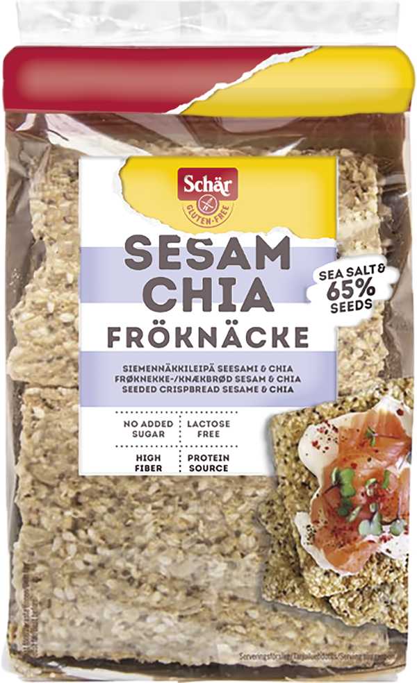 Glutenfritt Fröknäcke Sesam & chia