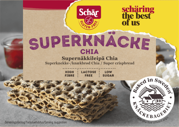 Glutenfritt Superknäcke Chia
