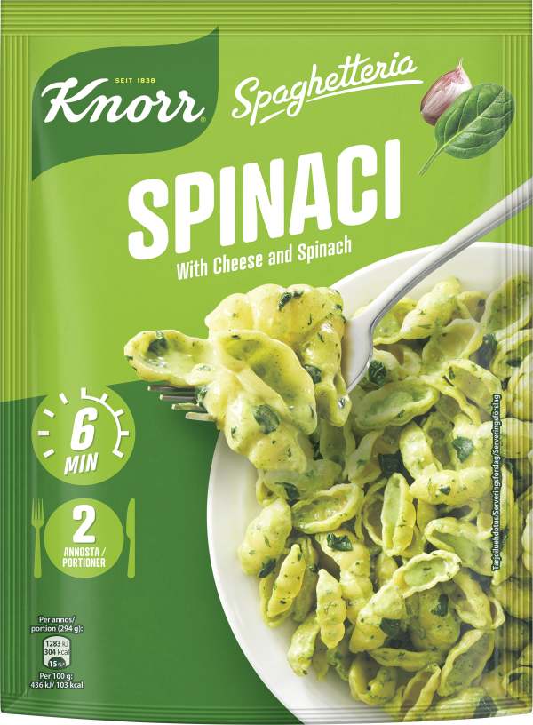 Pasta Spenat Spaghetteria