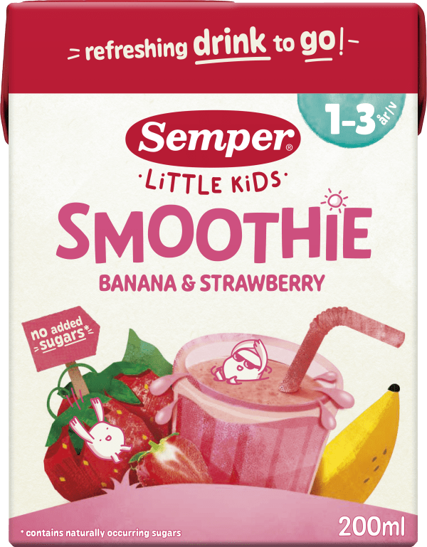 Smoothie Banan Jordgubb