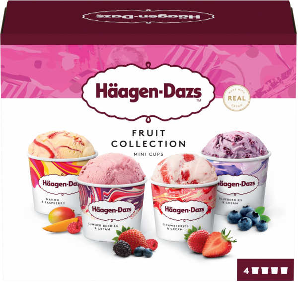Glass Fruit Collection 4-pack