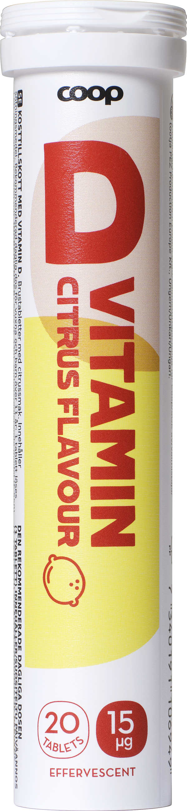 D-vitamin Citrussmak