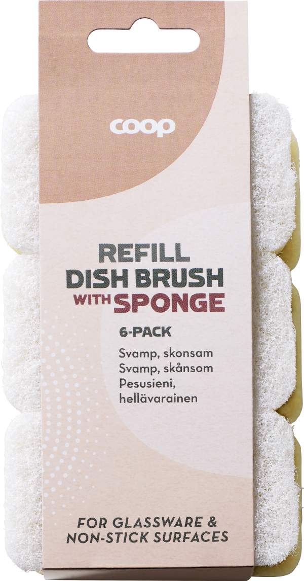 Disksvamp refill 6-pack