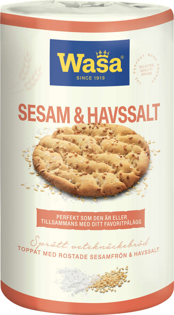Knäckebröd Runda Sesam & havssalt