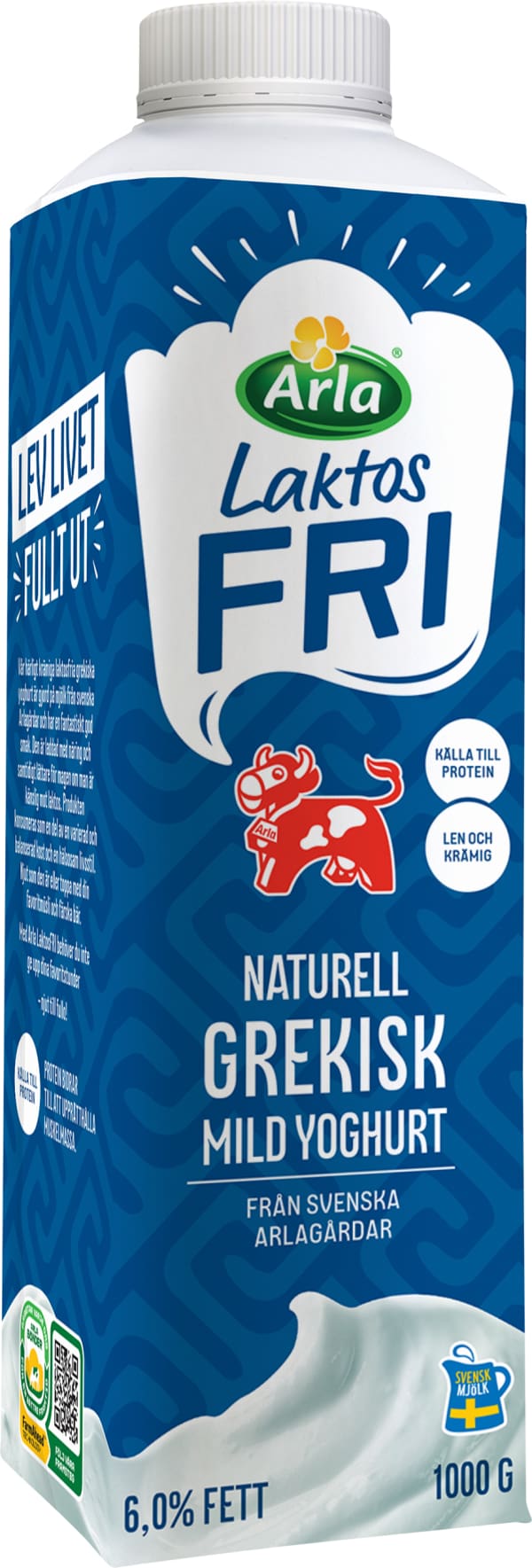 Laktosfri Grekisk Yoghurt Naturell 6%