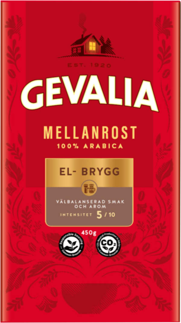 Bryggkaffe El-brygg Mellanrost
