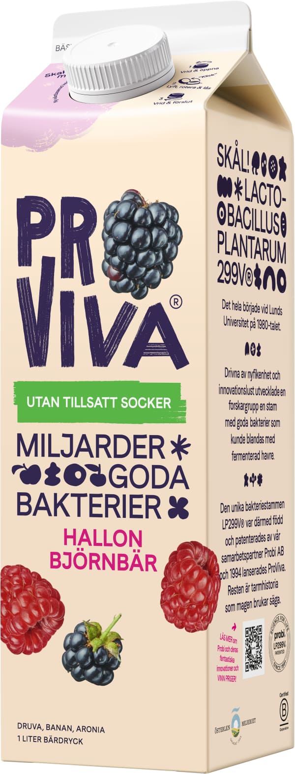 Fruktdryck hallon/björnbär