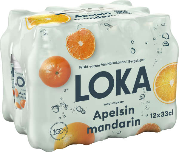 Kolsyrat vatten Apelsin mandarin 12-pack