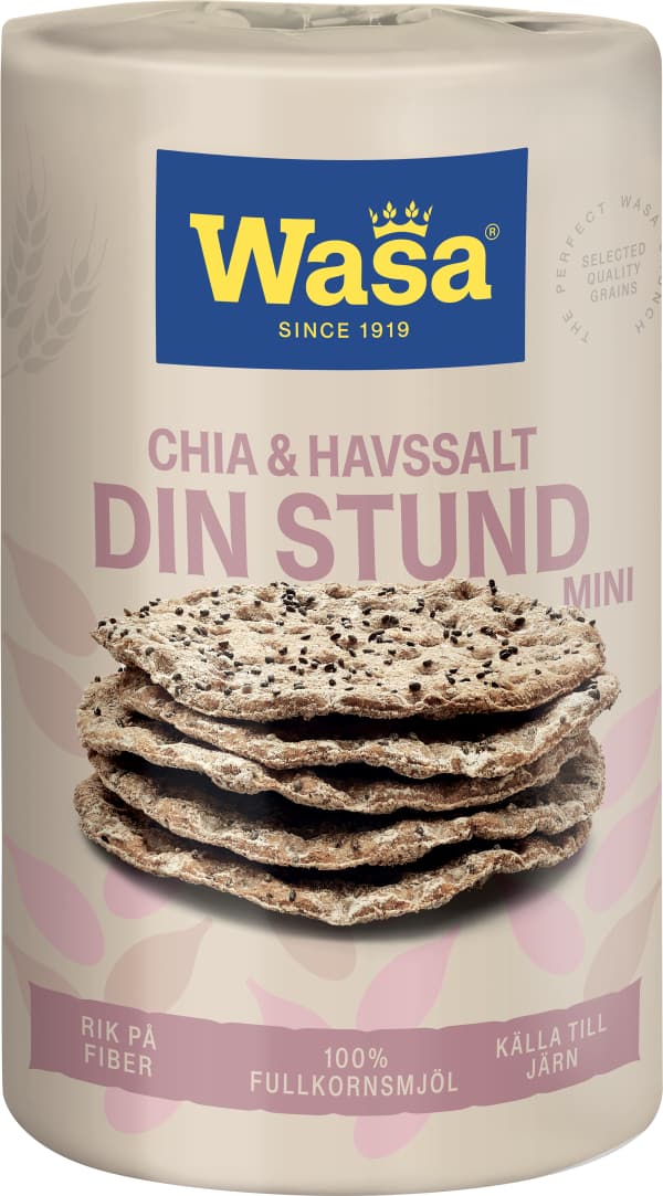 Knäckebröd Din stund Mini Chia & Havssalt
