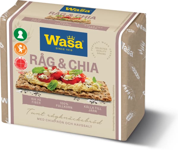 Knäckebröd Mersmak Råg & Chia