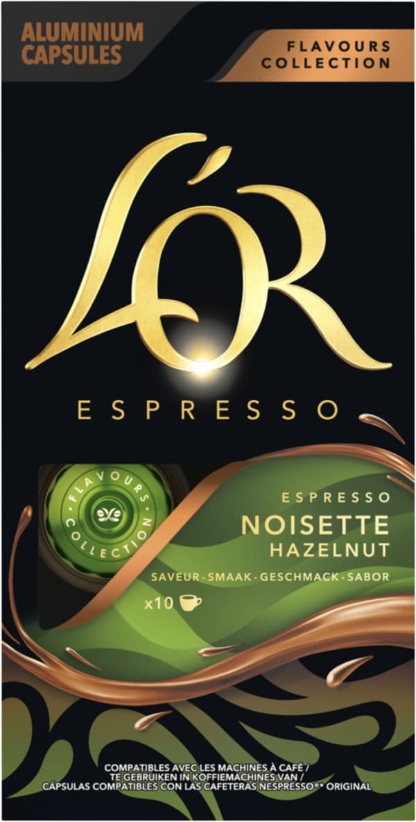 Kaffekapslar Espresso Hazelnut 10-pack