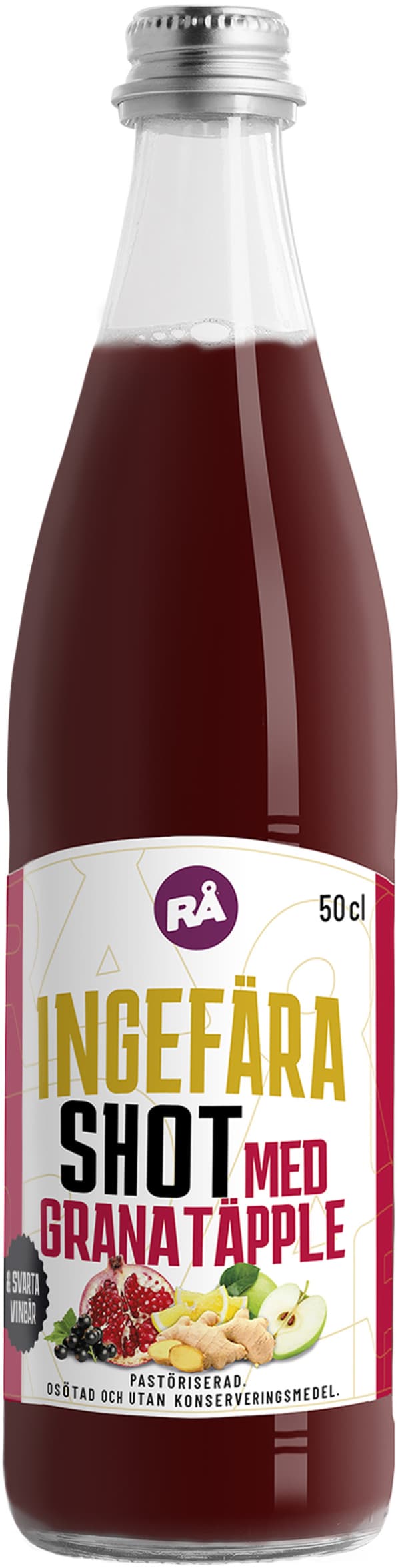Shot Ingefära, granatäpple & vinbär