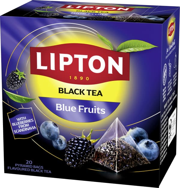 Svart te Blue fruits 20-pack