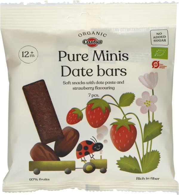 Minifruktstång Jordgubb Eko 7-pack