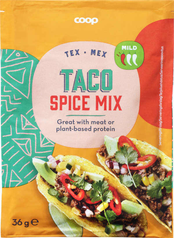 Kryddmix Taco Mild