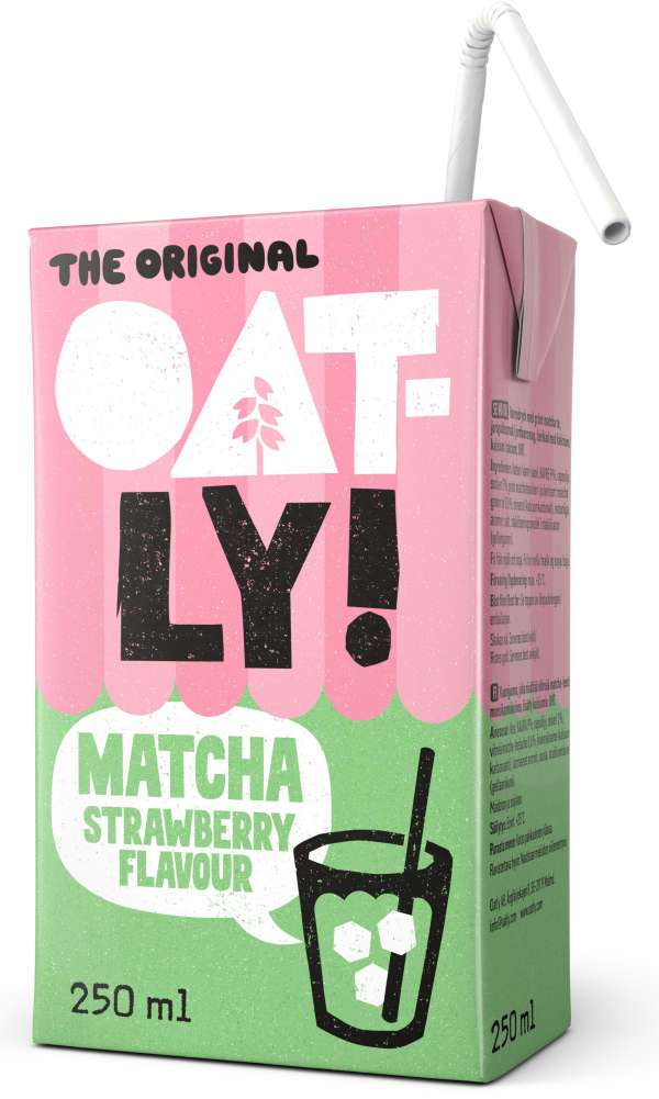 Havredryck Matcha Strawberry