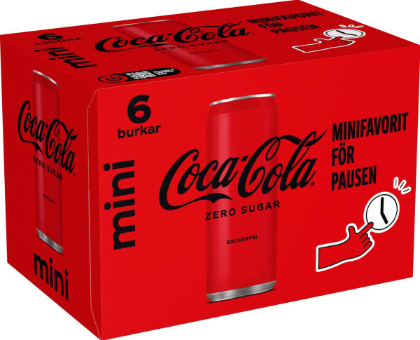 Coca-Cola Mini Zero 6-pack
