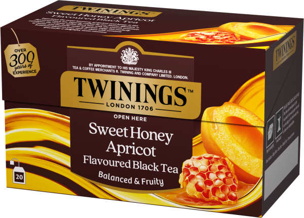 Svart te Sweet Honey Apricot 20-pack