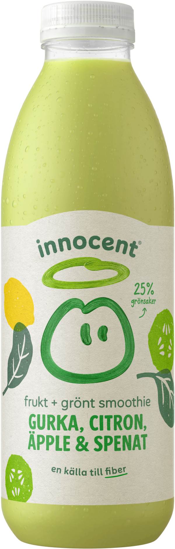 Smoothie Gurka, citron, äpple & spenat