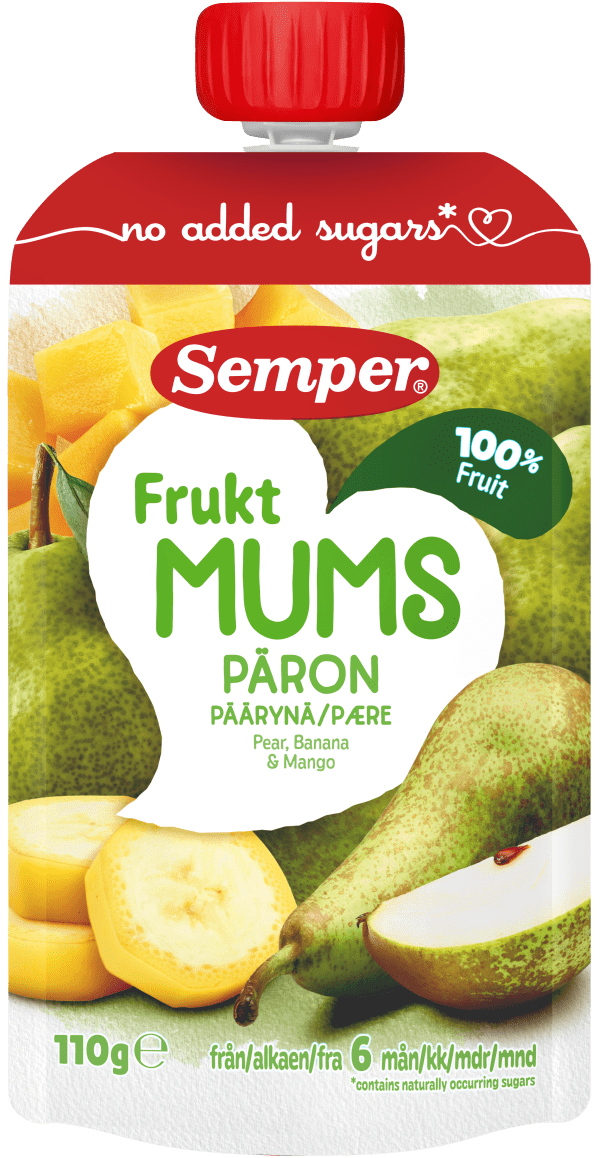 Fruktmums Päron 6 Mån