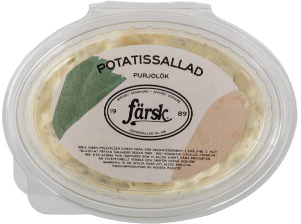 Potatissallad Purjolök