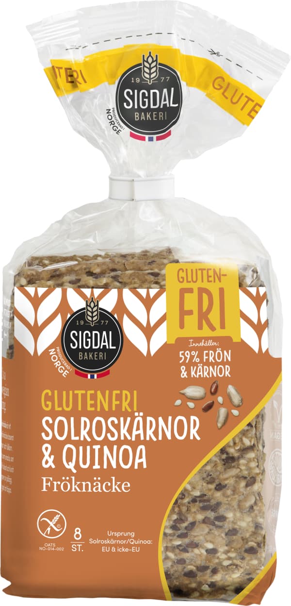 Glutenfritt Fröknäcke Solroskärnor & Quinoa