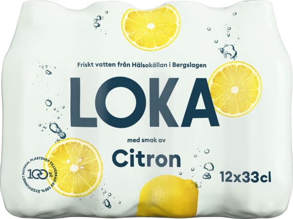 Kolsyrat vatten Citron 12-pack