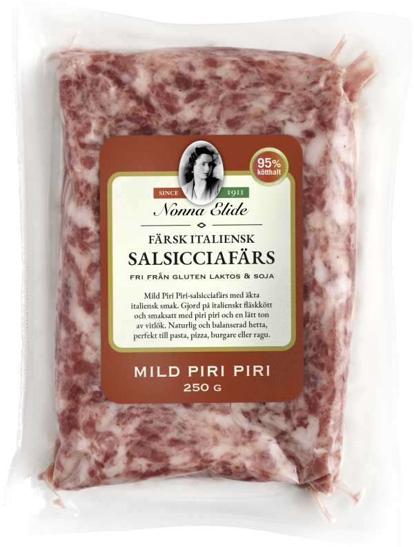 Salsicciafärs Mild piripiri